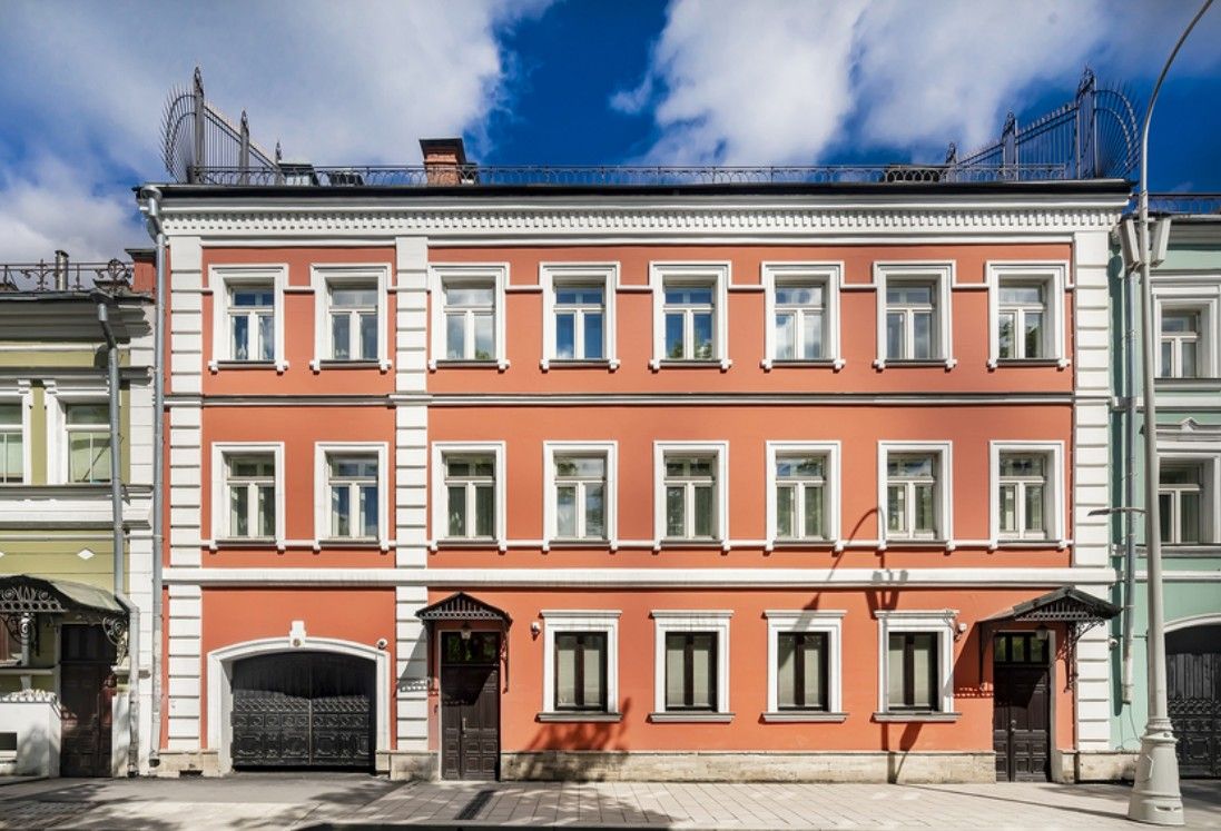 фасад дома, здание по адресу г Москва, Петровский б-р, д 23